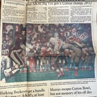 Dallas Morning News 1987 Ohio State  Buckeyes Cotton Ball Champions Spielman