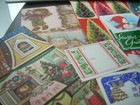 35 Pc Christmas Themed Ephemera Smalls Vintage Retro Paper Crafting