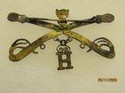Original 7th Cavalry Troop H 1872 Indian Wars 2 Pc Campaign Hat Badge Insignia