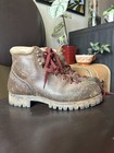 Women s Vtg Vasque Brown Leather Hiking Mountaineering  Sz 7-7 5 Italy