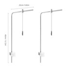  Led Aquarium Light Hanging Bracket Stand Kit 65 Gallon Holder Fish Tank Riser