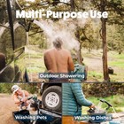 Kakadu Portable Camping Shower With Instant Hot Water Rechargeable   Slim Design