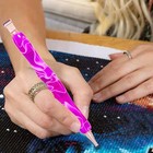 Praise V Do Ergonomic Diamond Painting Art Drill Purple  Purple-rose Metal 