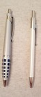 Pharmaceutical Drug Rep Vintage Detrol La Lot Of 2 Heavy Metal Pens
