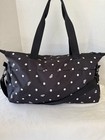 Nike Unisex Black And White Logo Radiate Club Duffel Weekender Gym Bag