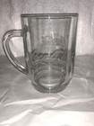 Coca-cola Etched Glass Mug  Made In France