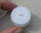  Champagne Diamond Loose Faceted Round Natural Pair 2mm Each