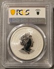 2024 Australia  1 Year Of The Dragon Colorized Orange Right Pcgs Ms70 1oz  9999