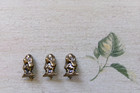 Basset Hound - Lot Of 3 Tiny Metal Lapel Pins   Hush Puppies