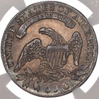 1832 50c Ngc Au53 Capped Bust Half Dollar Silver Toned
