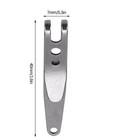 Stainless Steel Pocket Clip Keychain For Victorinox Wenger Swiss Army Knife New