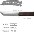 Stainless Steel Fixed Blade Outdoor Knife Japanese Style Katana Camping Knife