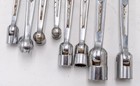 Snap-on Sae Double Ended Flex Socket End Wrench Set Fh 1 2  - 11 16  8 Piece Set