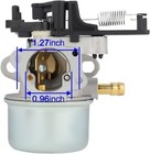 Carburetor For 111p02 590948 796608 593599 Hu775h 775ex Hu775l Lawn Mower