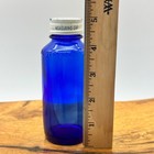 Vintage Bromo Seltzer Blue Bottle With Cap