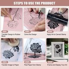 Linoleum Blocks For Printmaking Supplies - 6pcs 4   x6   rubber Linocut Block Pri   