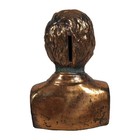 Vintage Banthrico Abraham Lincoln Cast Metal Coin Bank     Complete With Original