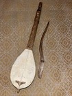 Hand Carved Horse Head Fiddle Balkan Gusle Folk String Instrument Vintage