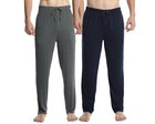2 Packs Men s Rayon Super Soft Long Classic Lounge Pajama Sleep Pants W  Pockets
