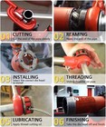 For Plumbing Installation 36475 12-r Manual Exposed Ratchet Pipe Threader Kit