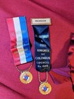 Vintage 1949 St Anthony Knights Of Columbus Council Medals Ribbons   Tie  read
