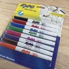 Expo Low Odor Dry Erase Markers  Ultra-fine Tip  Assorted Colors  8 Count