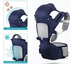Baby Carrier Newborn To Toddler With 6-in-1 Ergonomic Hip Support Seat - Blue