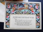 Vintage Unused Friendly Birthday Wish Greeting Card W  Lined Envelope 1920s Nos