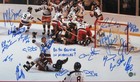 1980 Miracle On Ice Team Signed 18 Signatures  16x20 Photo Framed Beckett 193033