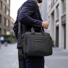 Briefcase Bag 15 6 Inch Laptop Messenger Bag Business Office Bag For Men Wome   