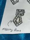 Vintage Rhinestone Buttons Craft Jewelry Art Sewing Lot  2