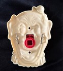 Vintage 1950 s  flicko  Clown Light Switch Plate Falcon Plastic Products - Fun 