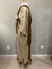 Vintage Campfire Girls Native American Ceremonial Dress Gown Beads Patches Shawl