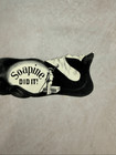 Antique Die Cut Whale Trade Card Soapine Did It  Washing Soap Nice Ephemera