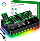 4x 6200mwh Battery Pack Compatible With Xbox One series S x Controller Chargi   