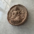 Antique Mongolian Tibetan Buddhist Clay Tsa Tsa Of A Amitayus