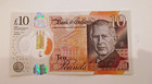 Hb02 New King Charles 10 Pound British Banknote  rear  Serial Number  Circulated