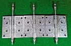 Three Beautiful Cast Eastlake 4 1 2 X 4 1 2 Hinges - Awesome -circa 1880  21893 