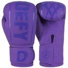 Defy   Synthetic Leather Boxing Glove Thai Punch Training Sparring Gloves Purple