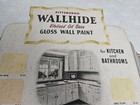 Vtg Pittsburgh Wallhide Paint Advertising Sample Colors Cardboard Display Sign