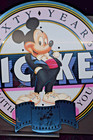 Disneyland Vintage Sign Prop Mickey 60th Birthday 1988 Main Street Lamppost 60