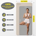 Foldable Yoga Mat Extra Thick   Large  74  X 31 5  X 0 32    Double-sided Non   