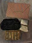 Lot Of 5 Vintage Evening Bags  Clutches   Purses - Beaded  Metal  Fabric