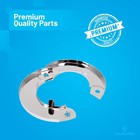 Floor And Ceiling Cover Plate Chrome 1-1 2 Inch Ips Universal Fit Durable