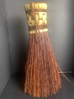 Quaker Braided Decorative Woven Hand Broom Folk Art Primitive Vintage