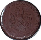 German 1927 3 Mark Medallion - Meiseen Porcelain - 28 Mm - Ec 8883