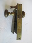 Vintage Corbin Exterior Mortise Double Deadbolt Lockset With 3 Keys         C106