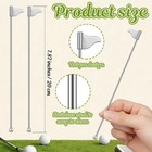 10 Pcs Metal Golf Cocktail Stirrers Swizzle Stir Sticks 7 87 Inch Reusable