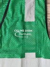 Celene Dion Courage Tour Work Vest  Crew Shirt  L-xl  Green  Collectible  Gift