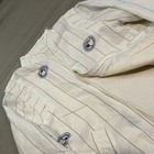 True Vtg 70 80s Preppy Men White Pinstripe Tennis Line Jacket Athleisure M-5146